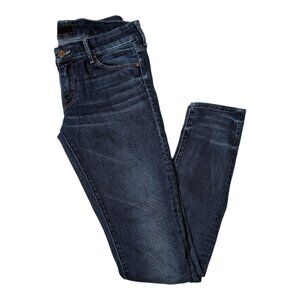 Mother The Looker Moontide Skinny Jeans Size 28 Medium Wash Denim Made In USA